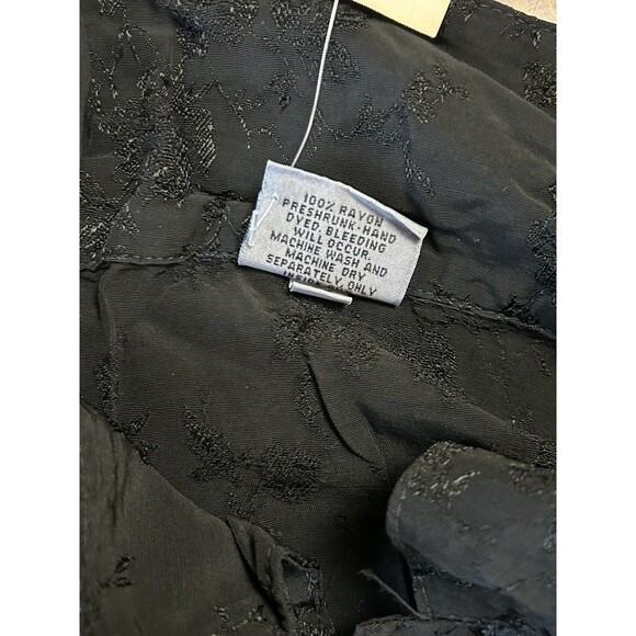 CP Shades NWT Button Down Short Sleeve Shirt Floral‎ Embroidered Fabric Sz M - Picture 6 of 7